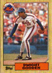 1987 Topps Baseball Cards      130     Dwight Gooden
